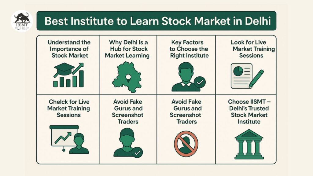 Best Institute to learn Stock Market in Delhi