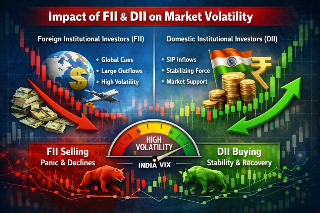 Impact of FII and DII on Market Volatility