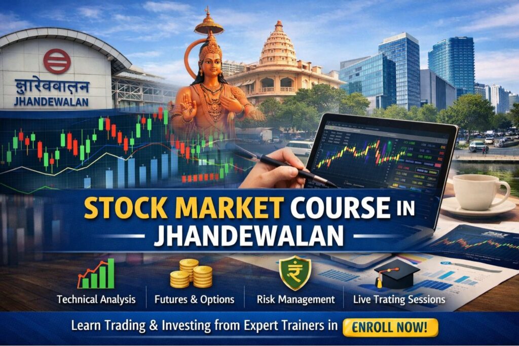 stock market course in Jhandewalan