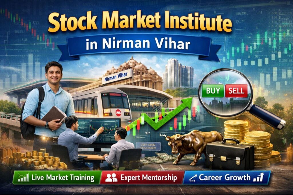 Stock market institute in Nirman vihar