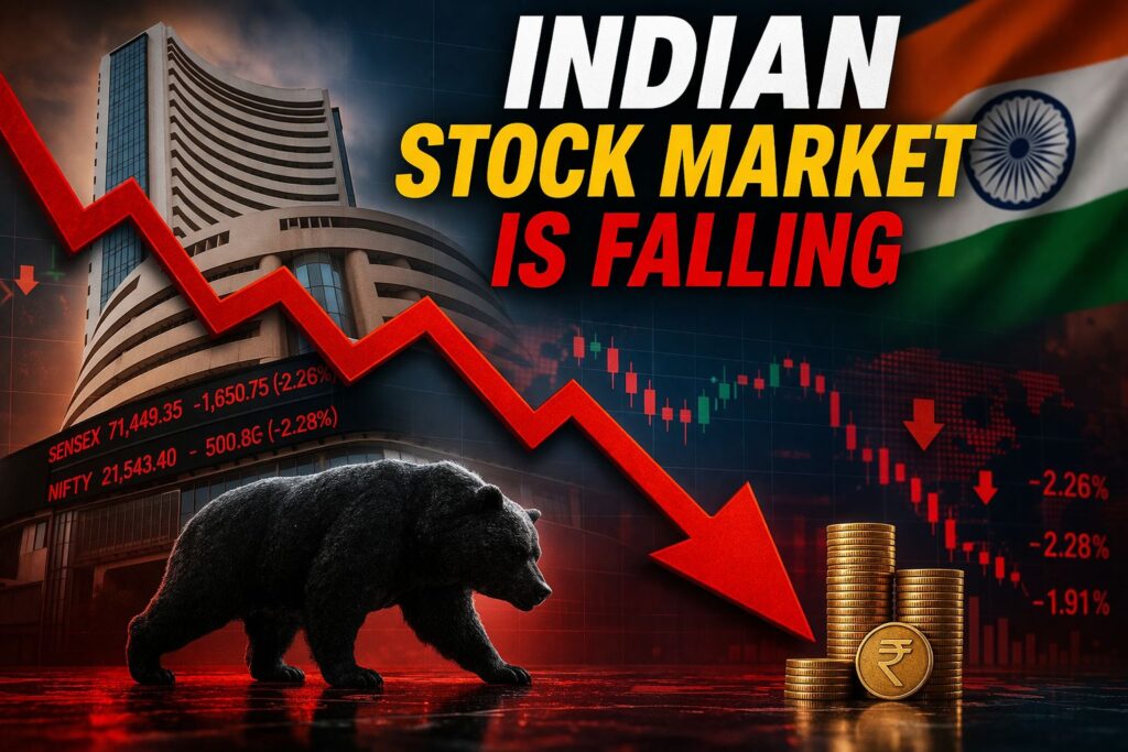 Indian Stock Market Falls Today