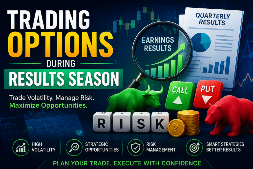 Trading Options during Results Season