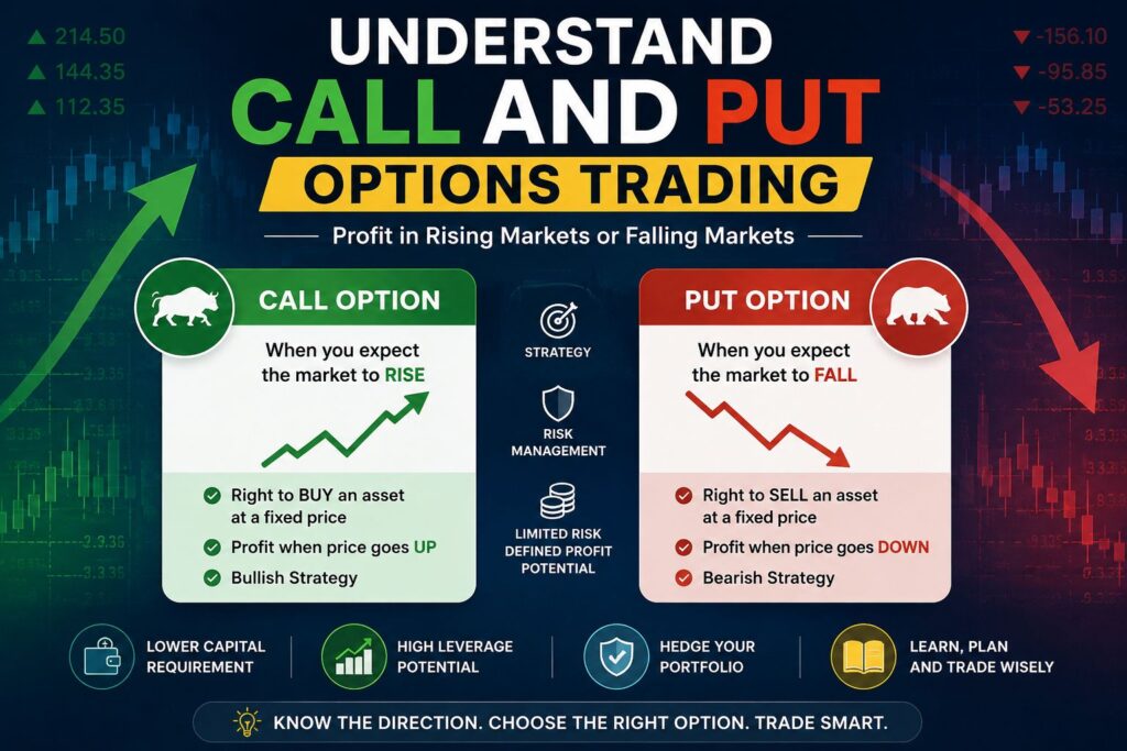 understand call and put options trading